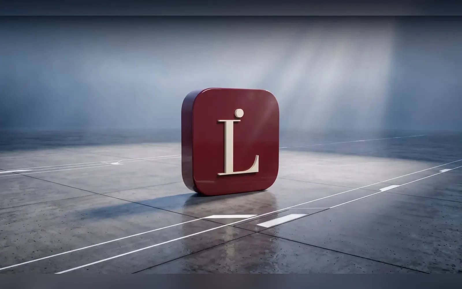 Luminance Premium 3D logo sahnesi; randevu ve crm yazılımı, mobil uygulama işi